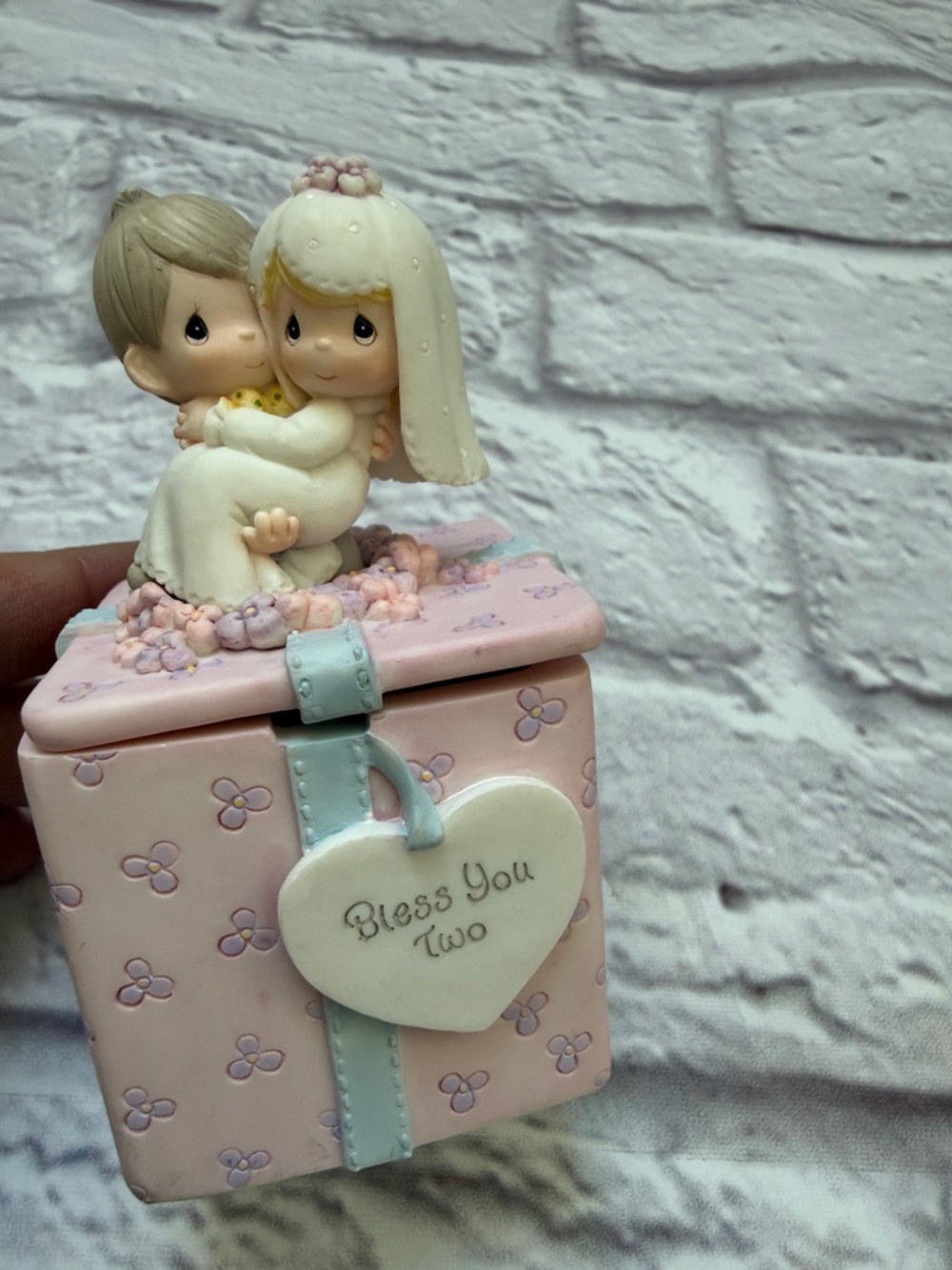 Precious moments bless you two marriage box